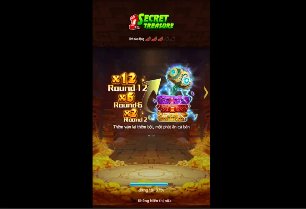 Cách chơi trò chơi Secrect Treasure hấp dẫn