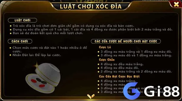 Kinh nghiệm chơi Xóc đĩa Gi8 hay nhất