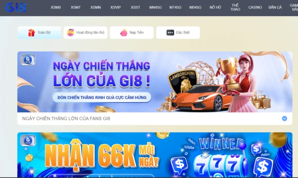 Cổng cá cược online cực hấp dẫn Gi8.games