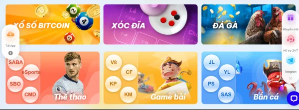 Kho game đồ sộ cả về số lượng trò chơi và thể loại game - Tải App Gi8 trên máy tính