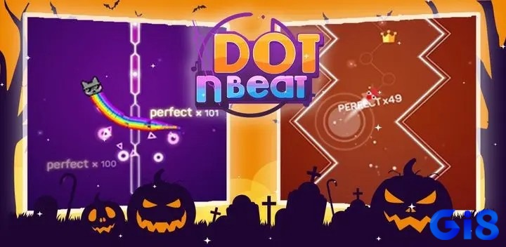 Game Dot n Beat là một tựa game âm nhạc sôi động trên điện thoại