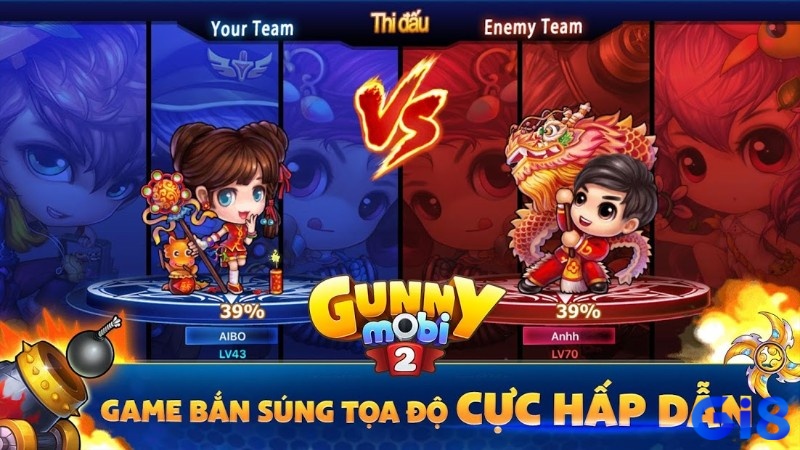 Game Gunny Mobi là một trò chơi bắn súng vui nhộn trên điện thoại