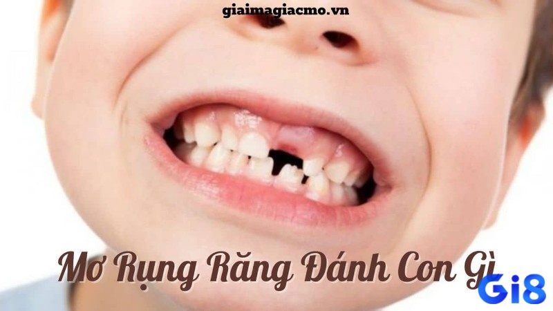 Giải mã mơ thấy rụng răng đánh con gì cùng Gi8x.me nhé!